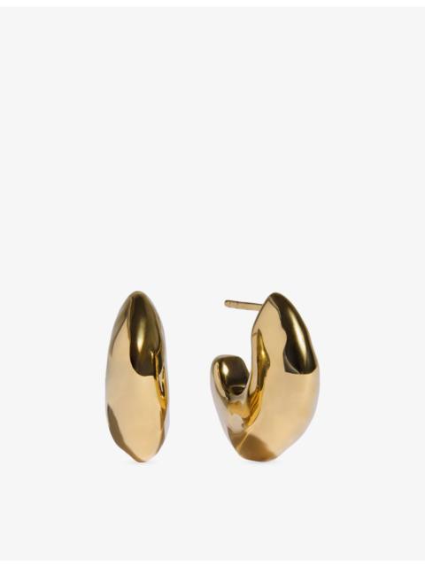 MONICA VINADER Odyssey Medium 18ct Yellow Gold Vermeil Hoop Earrings