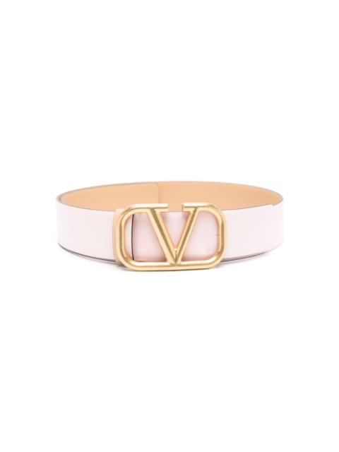 Valentino V-logo reversible leather belt