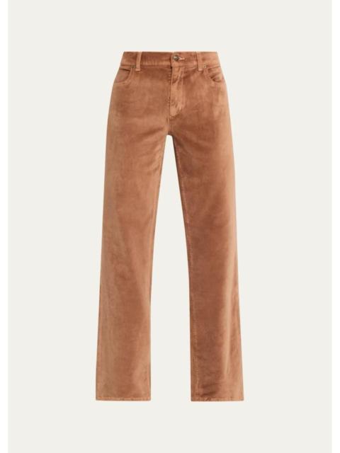KOBI HALPERIN Ruby Straight-Leg Stretch Cotton Pants