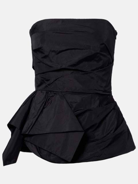 Max Mara Taffeta corset top