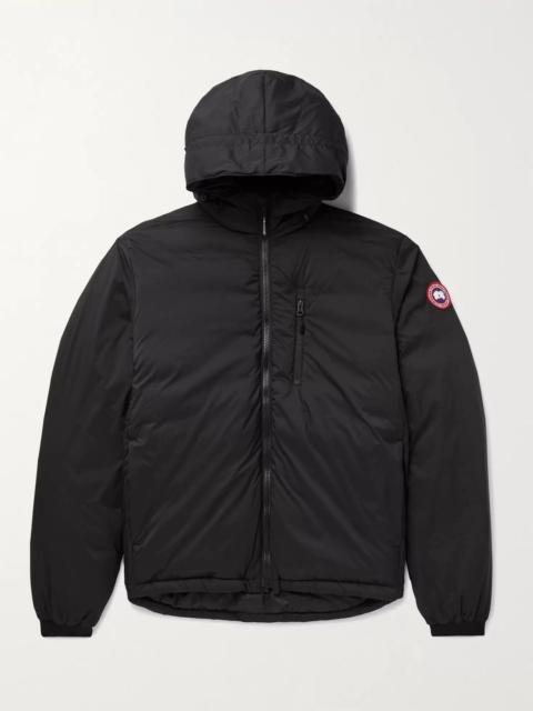 Canada Goose Lodge Slim-Fit Nylon-Ripstop Hooded Down Jacket Black
