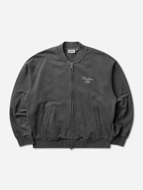 Carhartt WIP Men's Longhand Bomber Black (Garment Dyed)