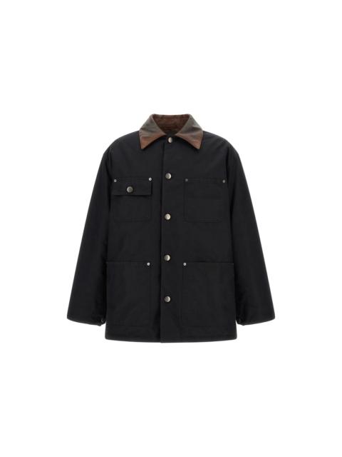 Prada PRADA $5300 Medium Weight Technical Black Down Jacket New &