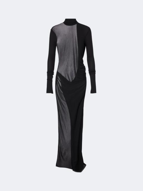 GUCCI Open-back crêpe jersey maxi dress
