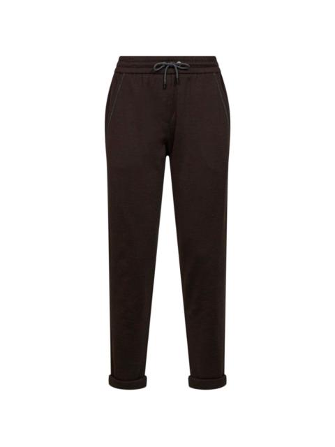 Brunello Cucinelli Monili drawstring track pants