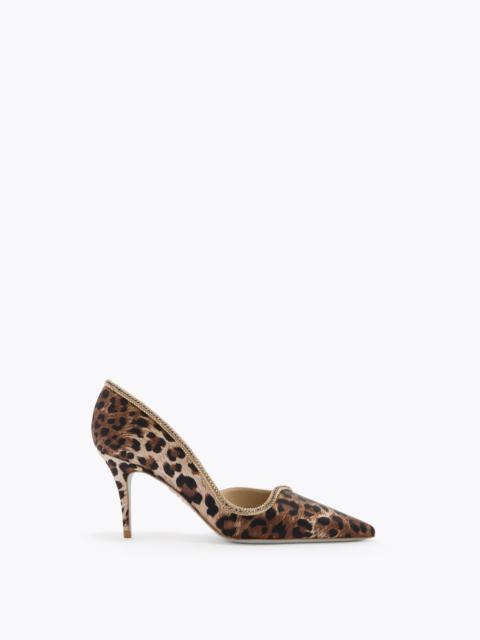 RENE CAOVILLA ONDA ANIMALIER PUMP 80