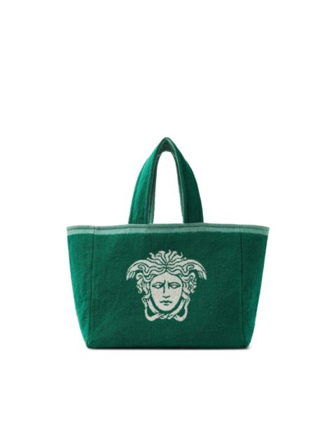VERSACE Medusa-motif terry tote bag