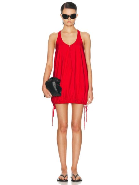 BRANDON MAXWELL Quinnley Scoop Neck Mini Dress