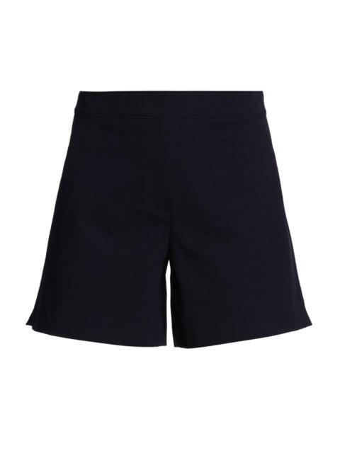 SPANX Women's Polished Stretch-Cotton Shorts - Navy