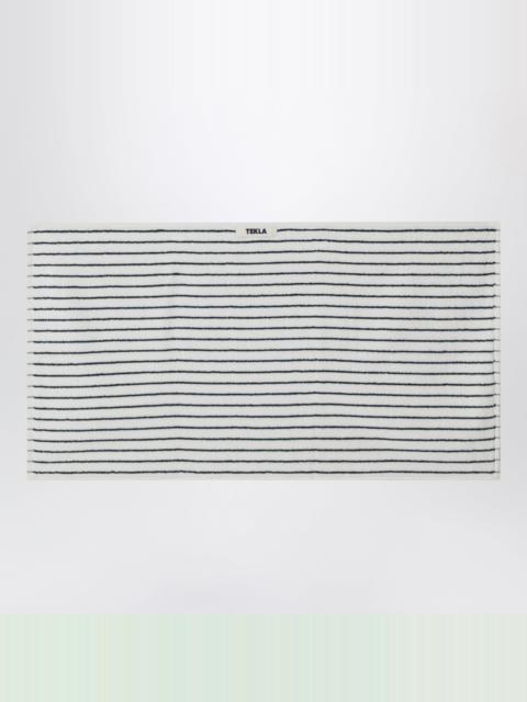 TEKLA White striped towel 50x90