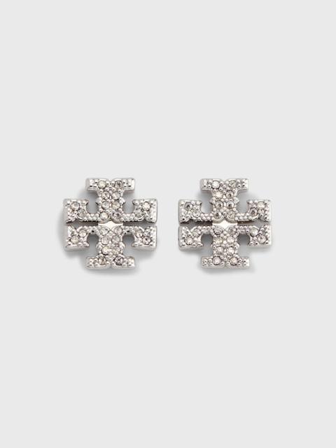 TORY BURCH Icon Pavé Stud Earrings
