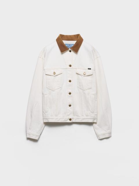Prada Old denim blouson jacket