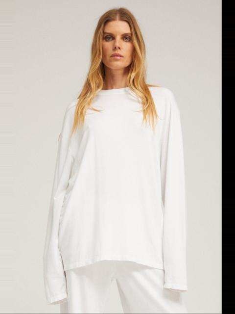 SPRWMN VISCOSE FRENCH TERRY LONG SLEEVE OVERSIZED TEE