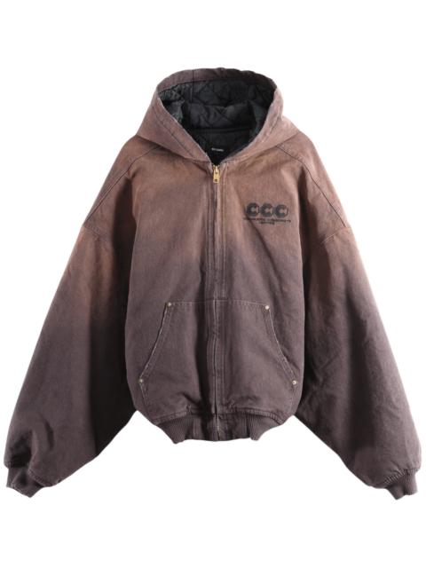 WILLY CHAVARRIA Quilted Juggernaut Jackets "Uniform Brown" MMWJK001 037N 097