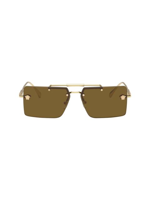 VERSACE Gold Medusa Sunglasses