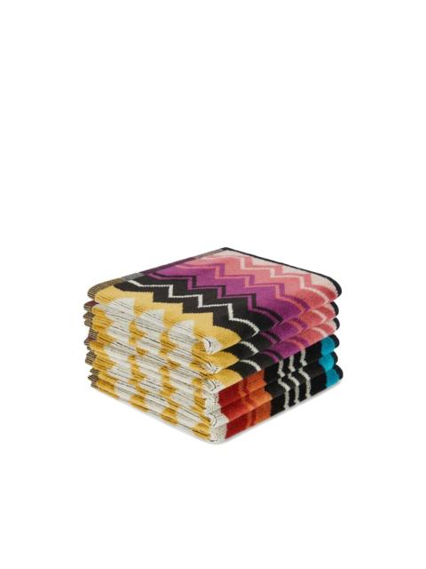 Missoni Giacomo face towels (set of 6)