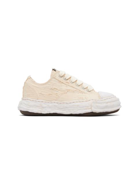 Maison MIHARAYASUHIRO Off-White 'Peterson23' OG Sole Ripped Overdye Canvas Sneakers