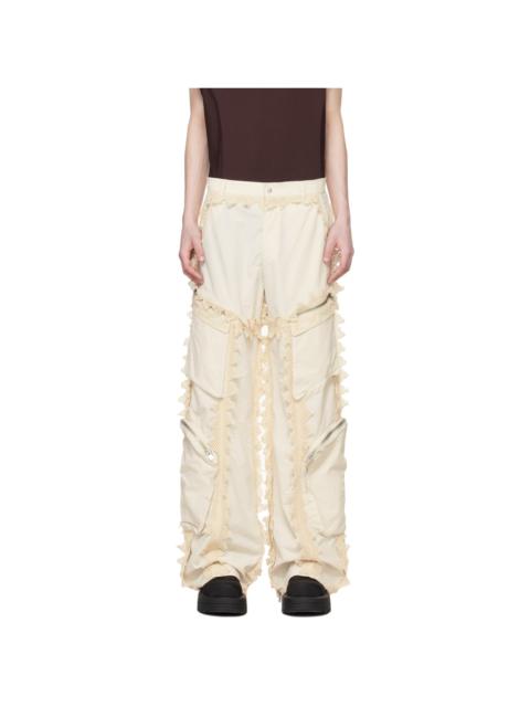 HELIOT EMIL™ Off-White Spherical Cargo Pants