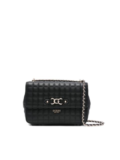 GUESS USA quilted-pattern crossbody bag