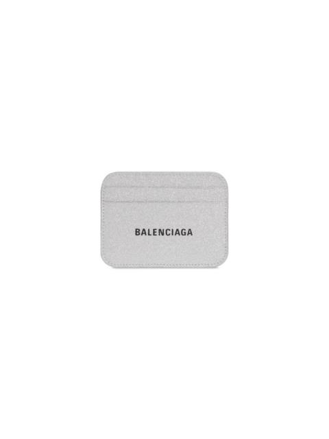 BALENCIAGA cash card holder in sparkling fabric