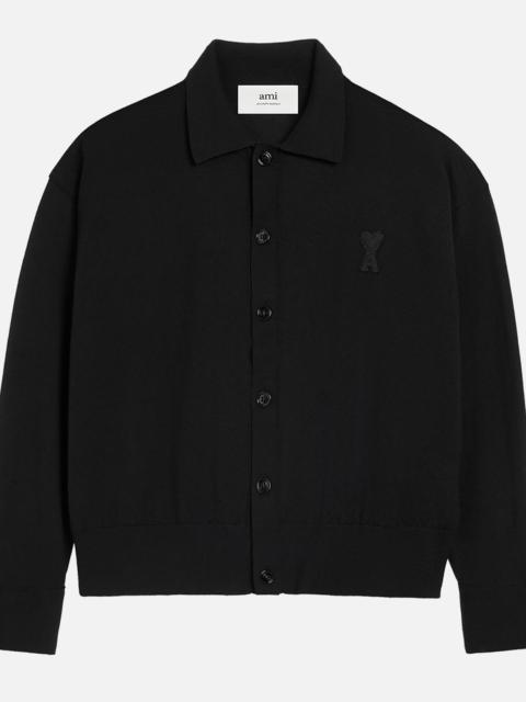 AMI Men's de Coeur Long Sleeved Shirt - Black