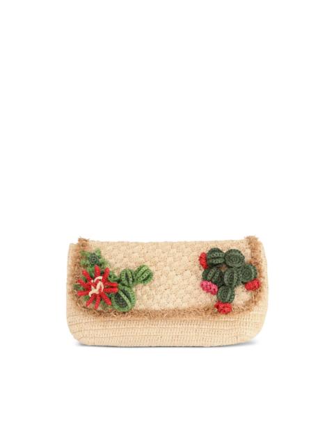 Anya Hindmarch floral clutch bag