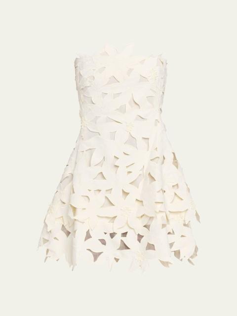SIMKHAI Miri Floral Embroidered Mini Dress
