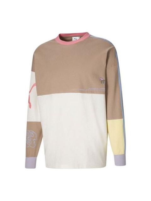 PUMA X KS LS TEE Long Sleeves T-shirt Creamy White 598464-55