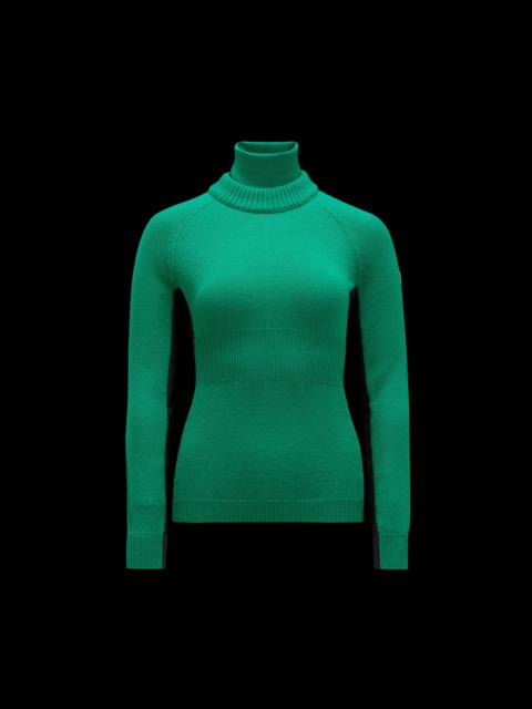 Moncler Wool & Fleece Turtleneck Sweater