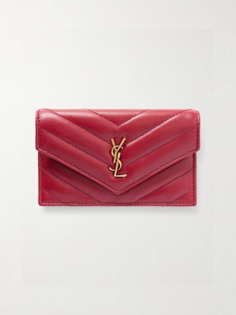 SAINT LAURENT Cassandre Matelassé Leather Wallet
