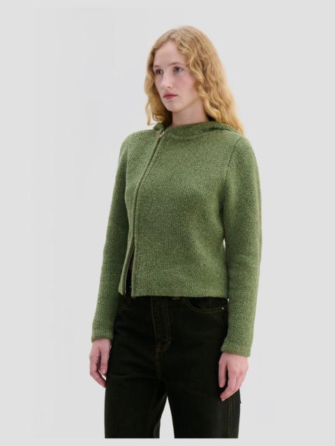 ECKHAUS LATTA KNOT ZIP HOODIE
