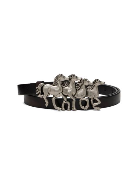 Chloé Black 'The Chloé Running Horses' Belt