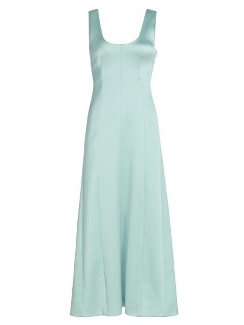 Proenza Schouler Women's White Label Isabelle Crepe Midi-Dress - Sea Glass