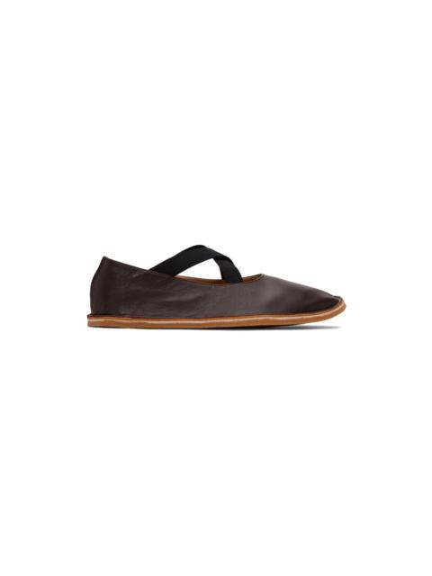 Dries Van Noten Black Criss-Cross Slippers