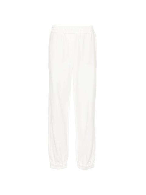 elasticated-waistband track pants