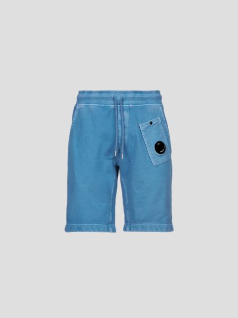 C.P. Company Brushed & Emerized Diagonal Fleece Shorts