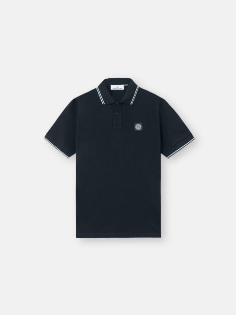 Stone Island 2200010 ORGANIC COTTON PIQUÉ WITH STRETCH