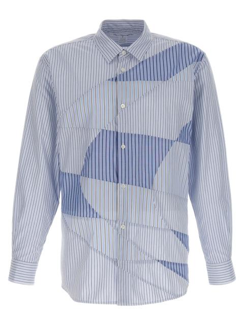 Comme des Garçons SHIRT Striped Shirt Shirt, Blouse Light Blue
