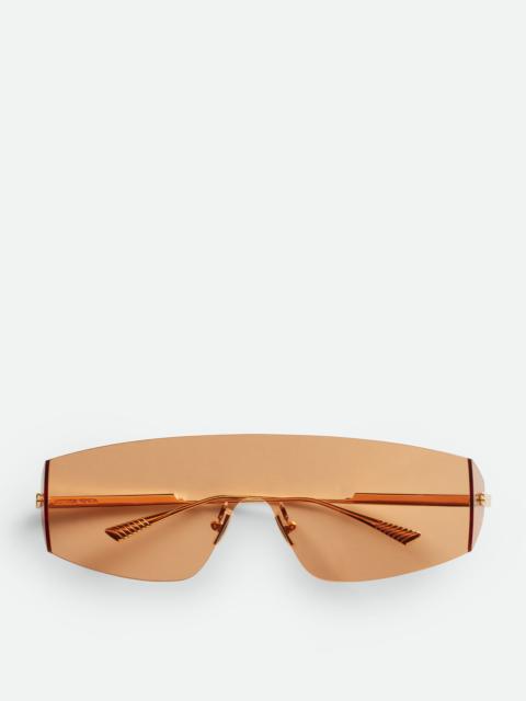 Bottega Veneta Futuristic Shield Sunglasses