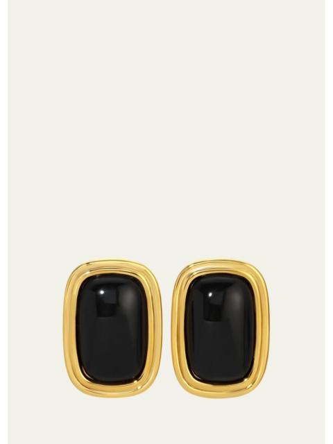 HEAVEN MAYHEM Ribbon Earrings, Gold