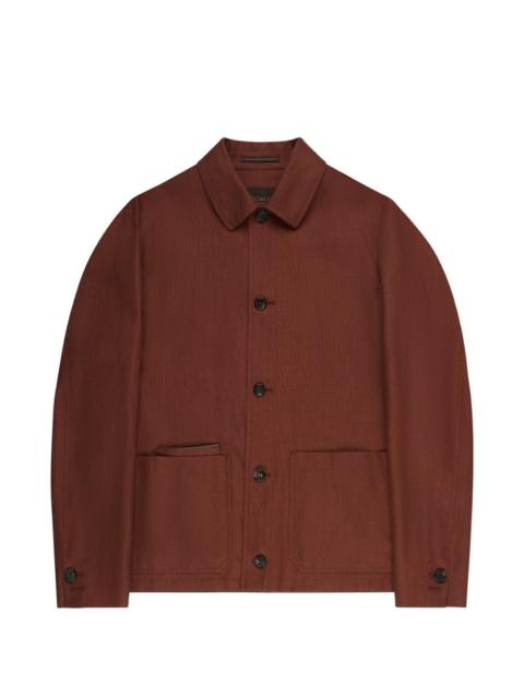 SLOWEAR single-breasted blouson jacket