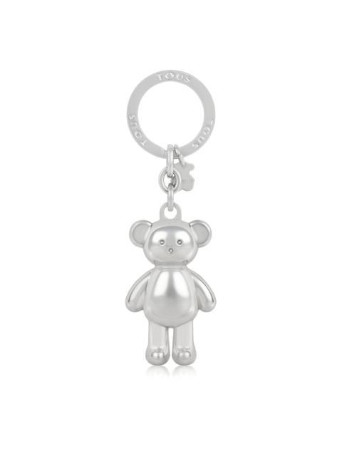 TOUS Silver colored Teddy Bear bear Key ring