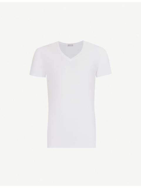 HANRO Cotton Superior cotton-blend T-shirt