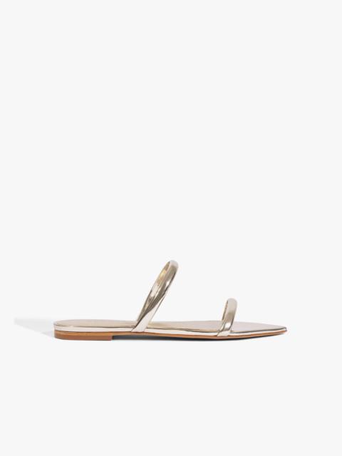 SCHUTZ Nylle Metallic Flat Sandal