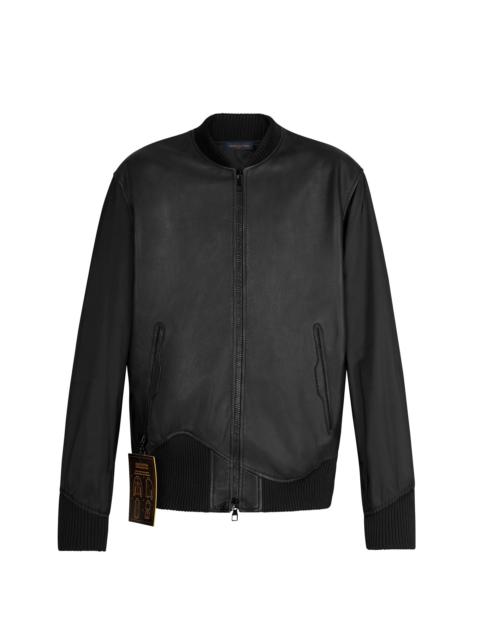 Louis Vuitton Reversible Leather Nylon Jacket