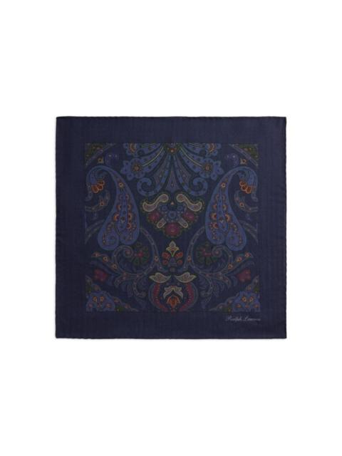 Ralph Lauren paisley-pattern pocket square