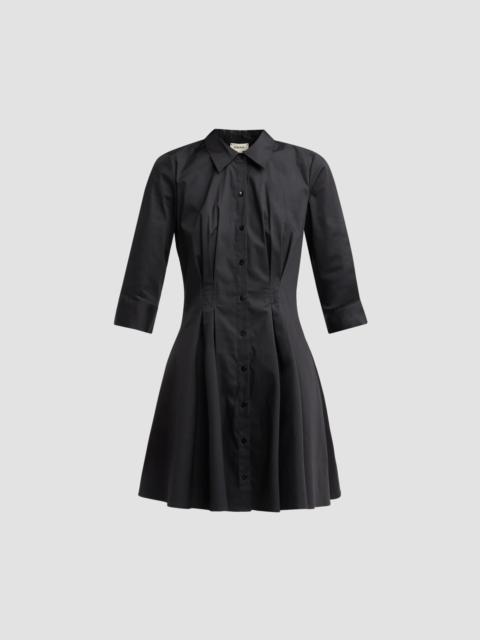 L'AGENCE Women's Journi Pintuck Minidress - Black