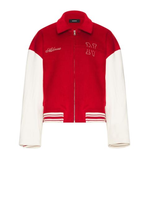 NAHMIAS Varsity Oversized Bomber