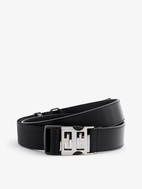 Givenchy Branded-buckle woven belt