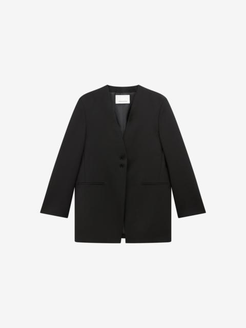 The Frankie Shop Winsen Collarless Blazer - Black